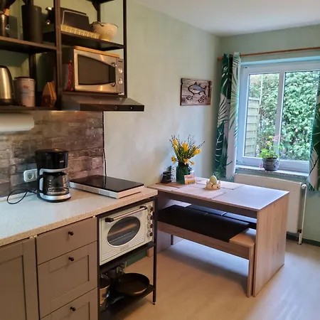 Studio-Apartment mit kleinem Gartenanteil Burg auf Fehmarn Exterior foto